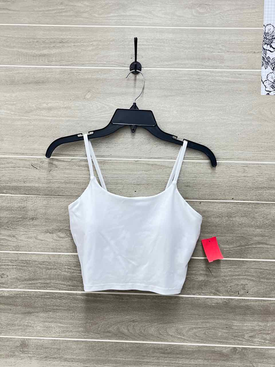 White Womens Women Size M Tank Top