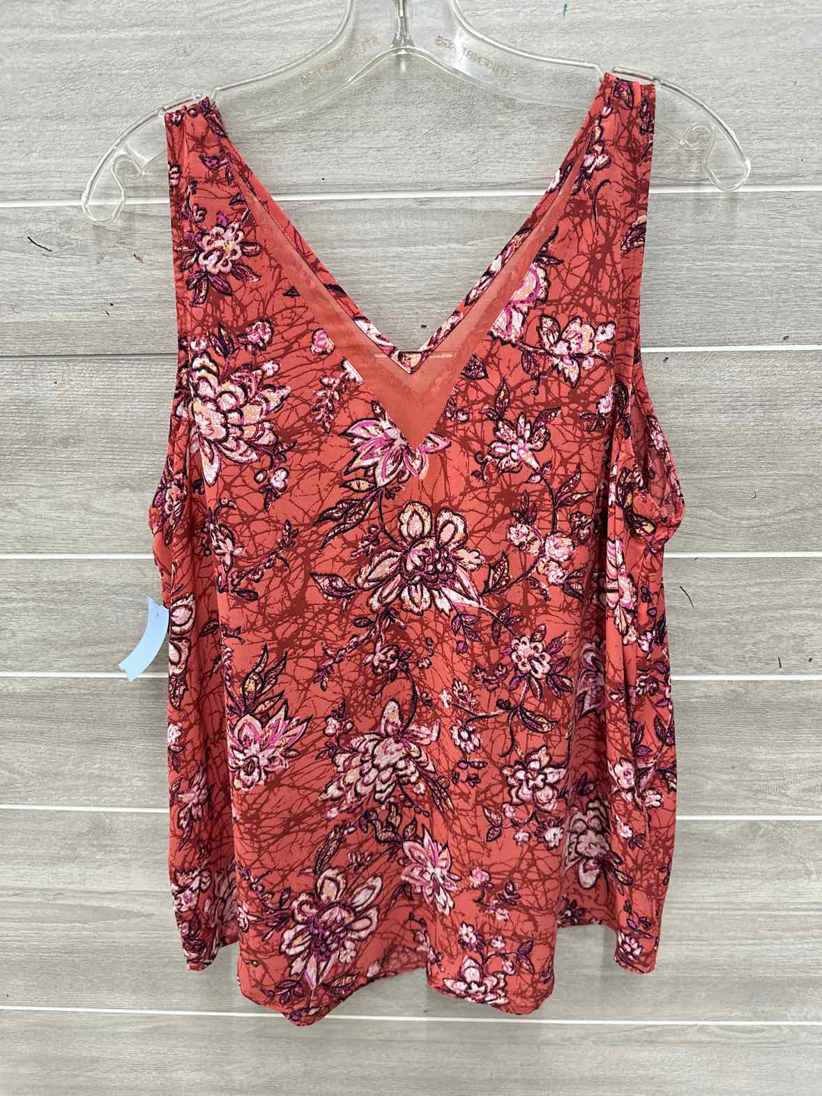 Maurices Size L Orange Womens Tank Top