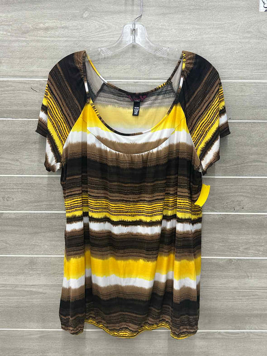 LA Blues Brown Womens Size 18/20 Shirt