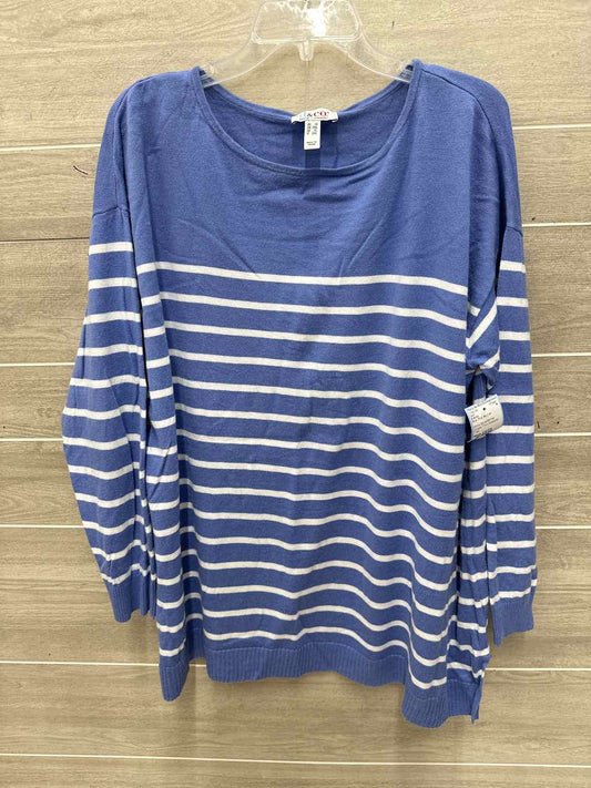 D & Co Size 1X/2X Blue Plus Shirt