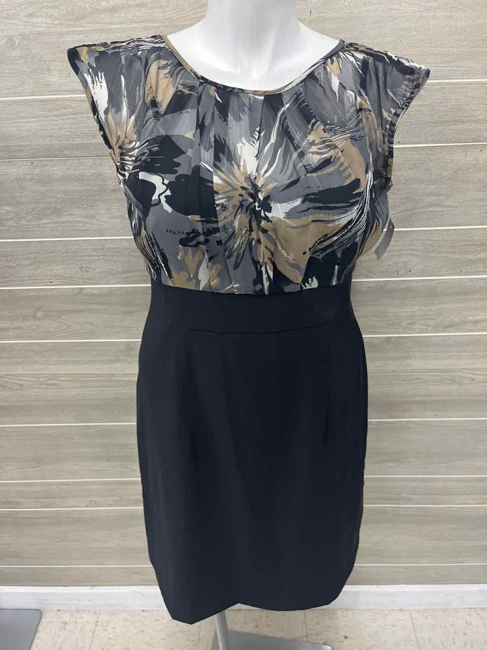 AB Studio Size 16 Black Womens Dress