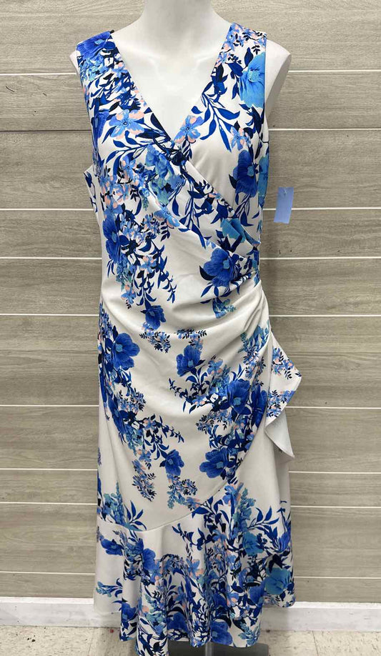 Eliza J Size 12 Blue Womens Dress