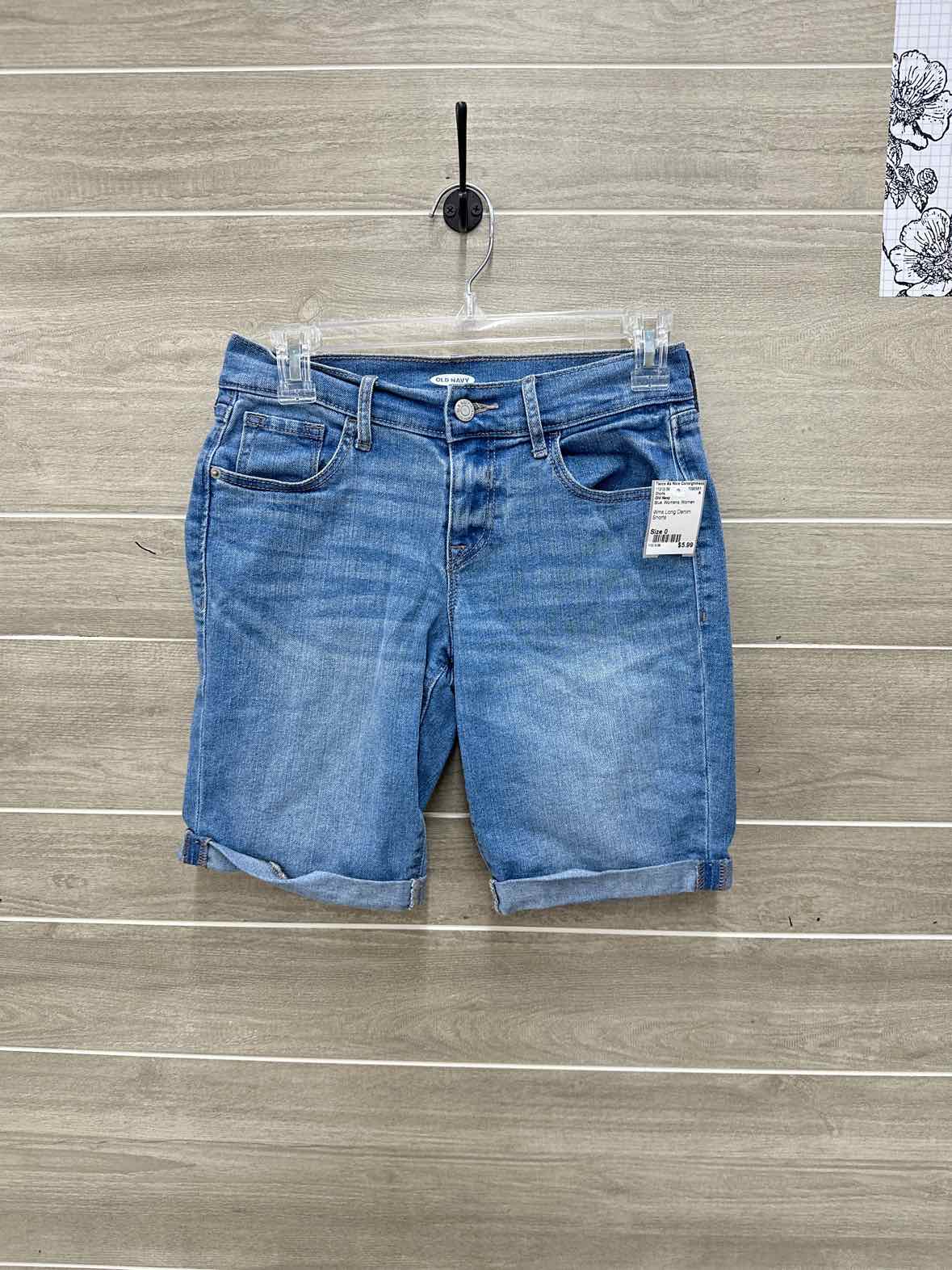 Old Navy Blue Womens Women Size 0 Shorts
