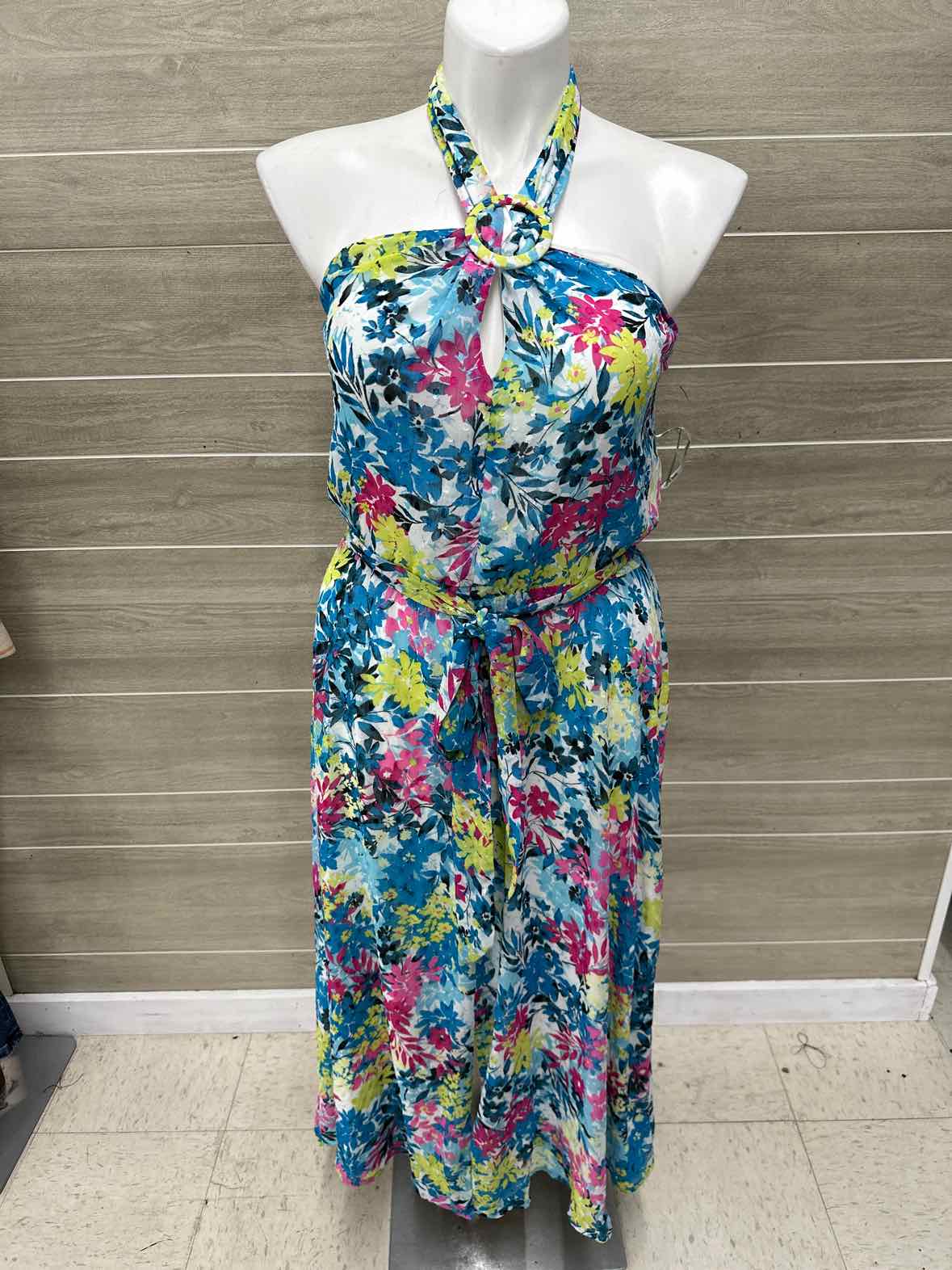 Anne Klein Size 14 Blue Womens Dress