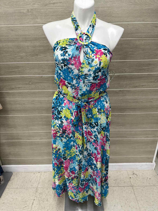 Anne Klein Size 14 Blue Womens Dress