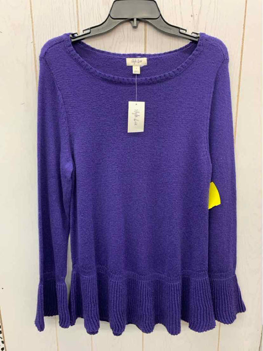 Style & Co Purple Womens Size Small Sweater