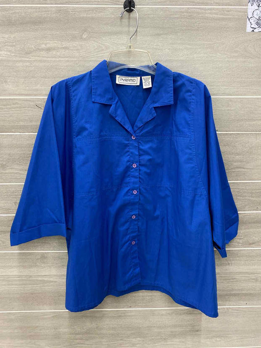 Pyramid Blue Womens Size 18 Shirt