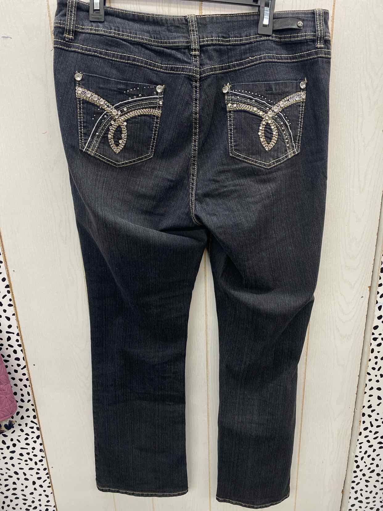 Royalty Black Womens Size 16 Jeans