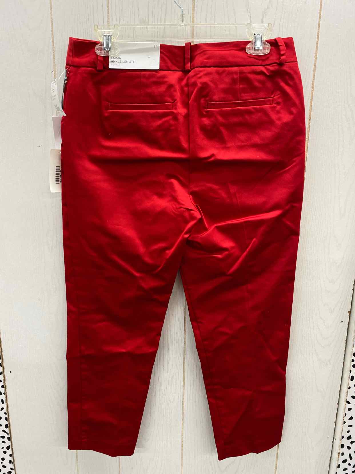 Liz Claiborne Red Womens Size 6P Pants