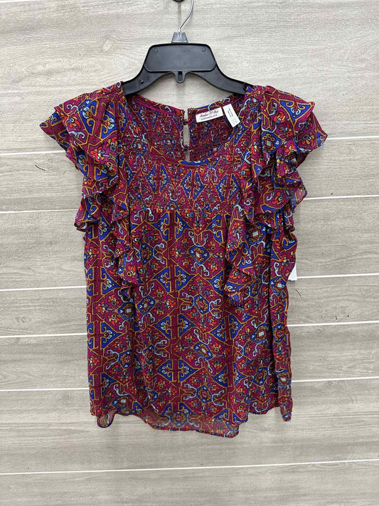 Meadow Rue Purple Womens Women Size L/XL Shirt