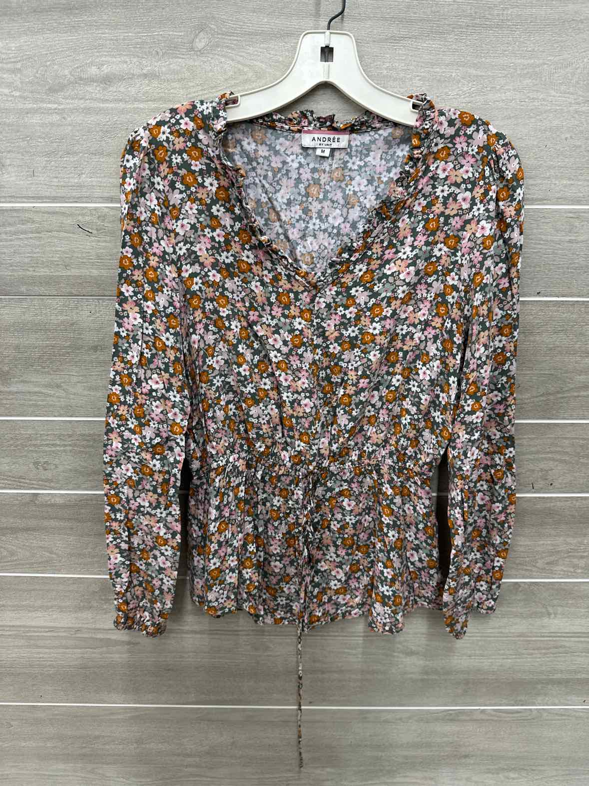 Andree Size M Olive Womens Shirt