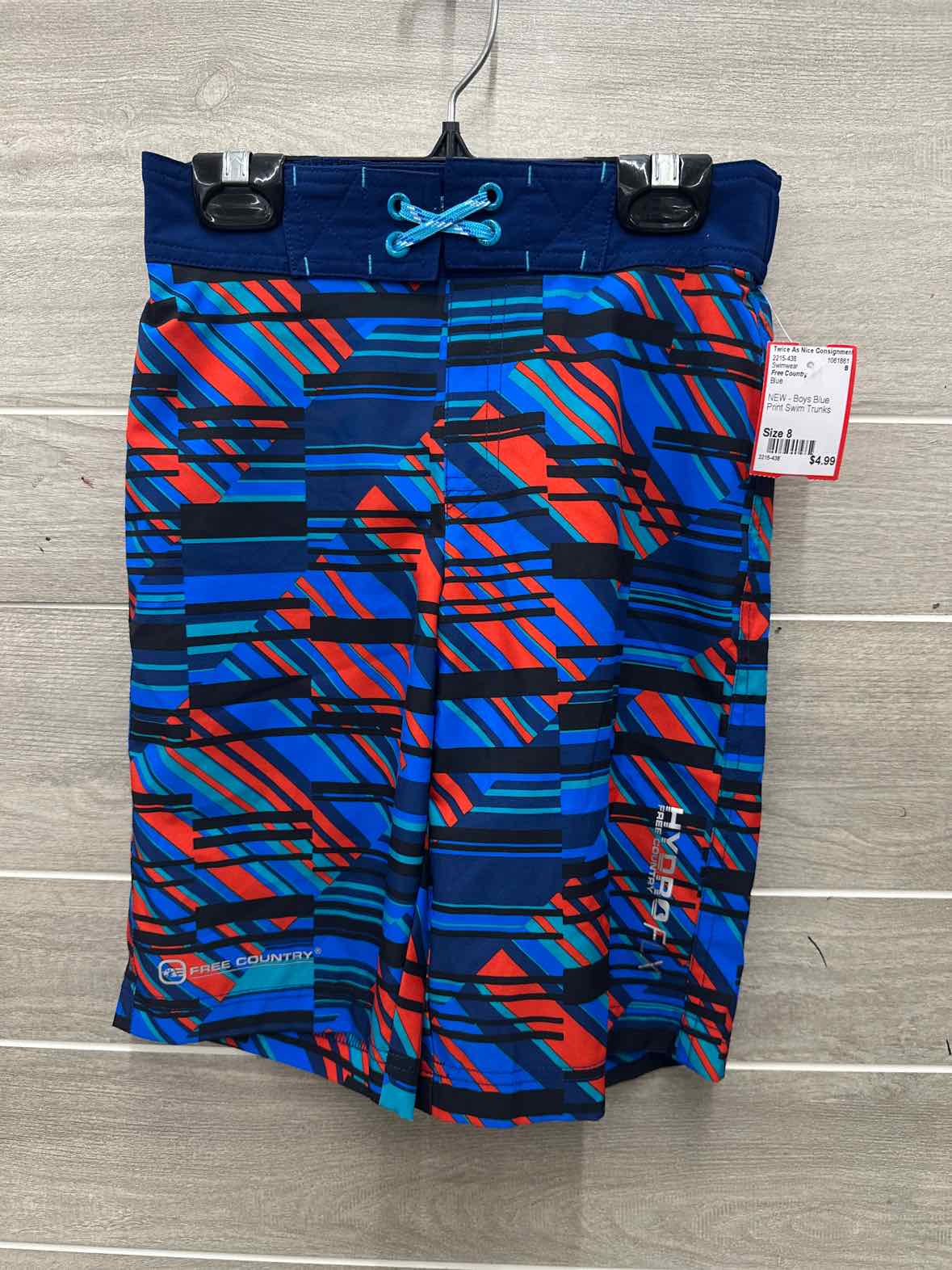 Free Country Boys Size 8 Swimwear