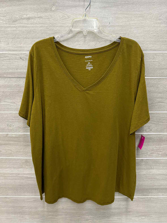 Sonoma Size 2X Olive Plus Shirt