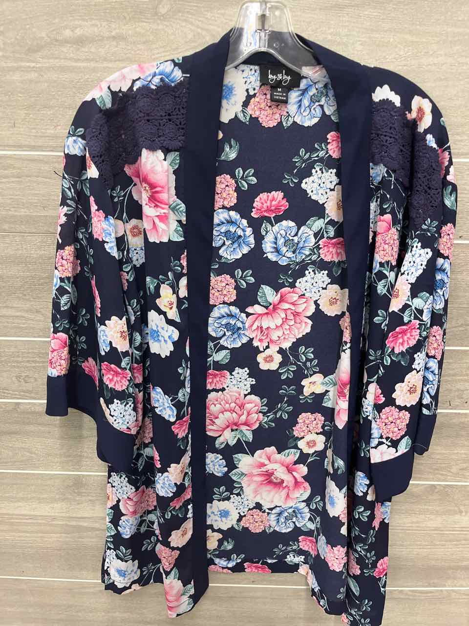 By & By Size M Blue Womens Shirt
