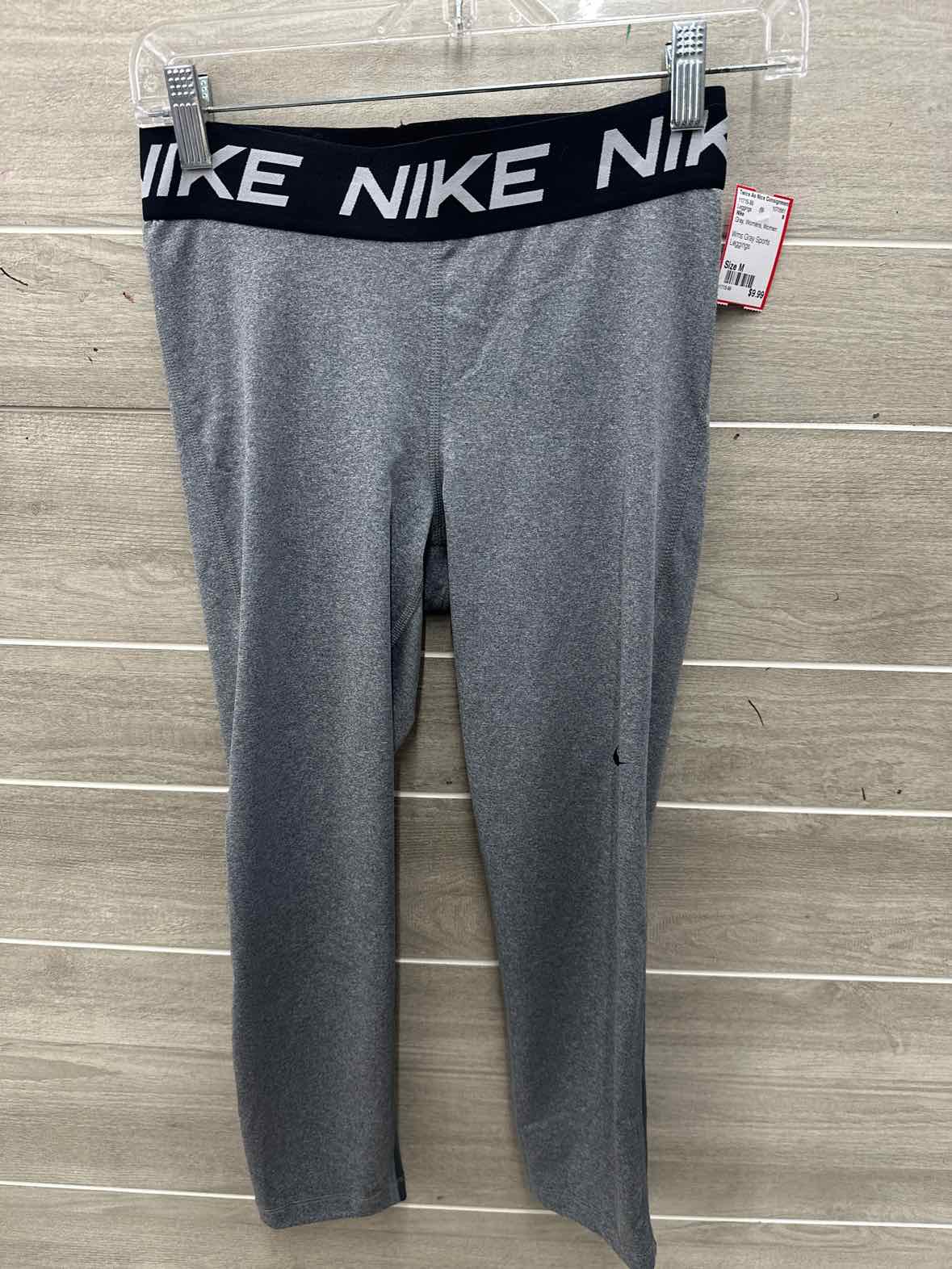 Nike Size M Gray Womens Leggings