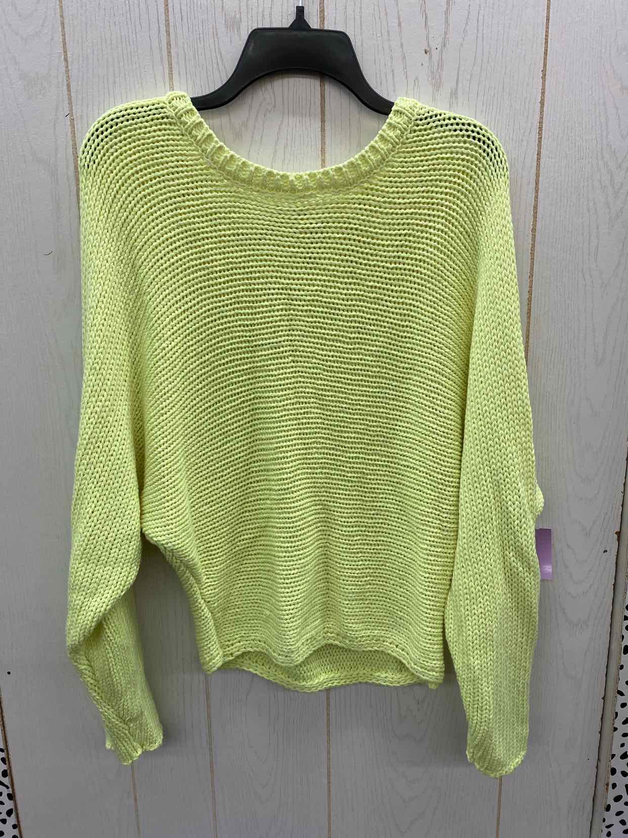 Rag Poets Yellow Womens Size Small Sweater