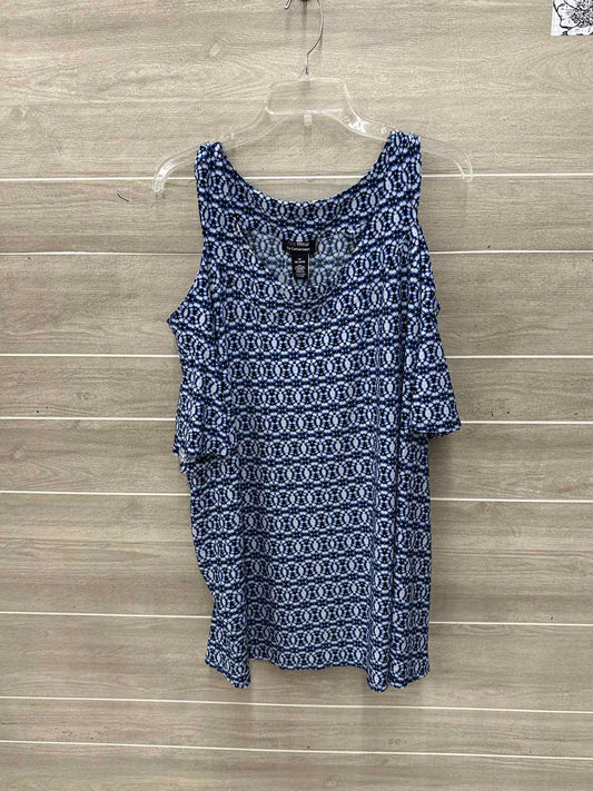 Catherines Blue Womens Women Size 18/20W Shirt