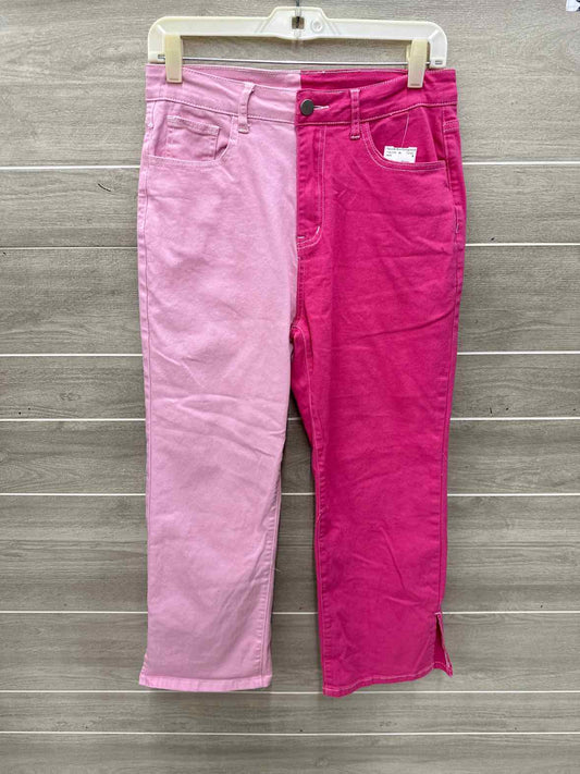 Size 8/10 Pink Womens Jeans