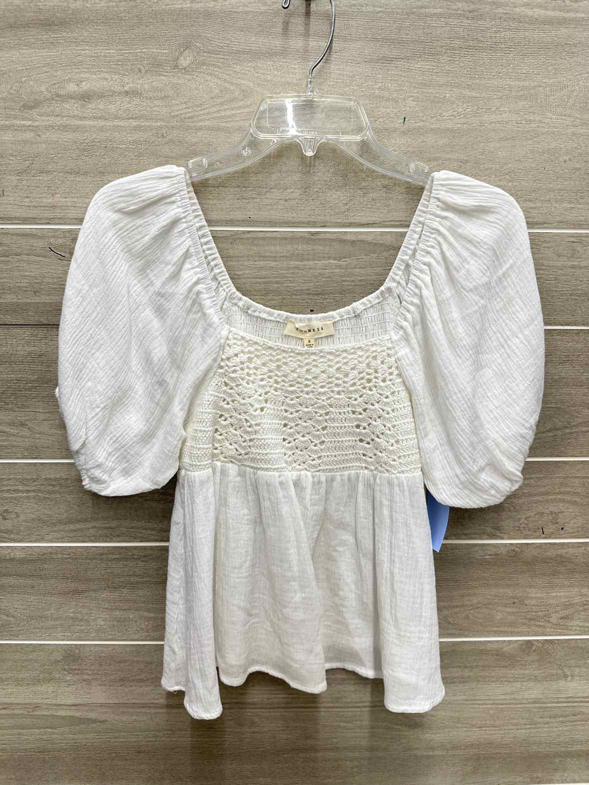 Promesa Size S White Womens Shirt