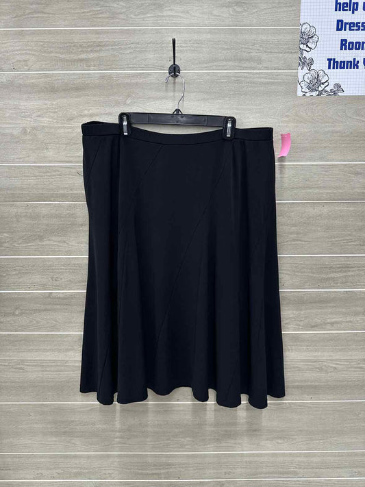 Alfani Size 3X Black Plus Skirt