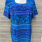 Kathie Lee Size 20W Blue Plus Dress