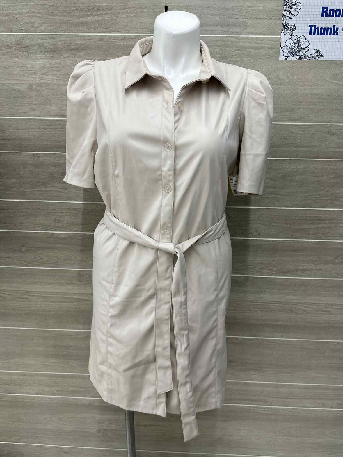 DKNY Beige Womens Size 16 Dress