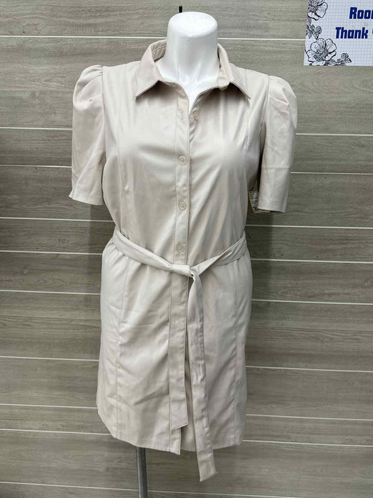DKNY Beige Womens Size 16 Dress