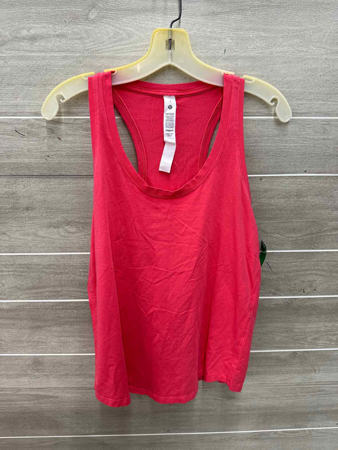 Lululemon Size 6 Coral Womens Tank Top
