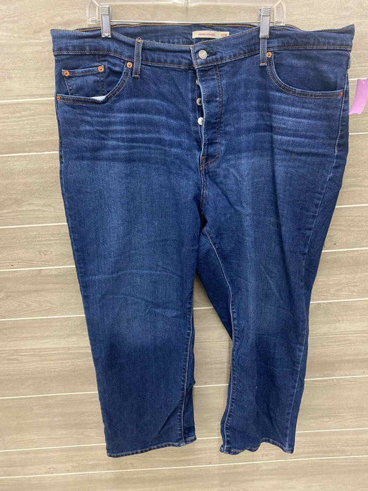Levis Blue Womens Women Size 22W Jeans