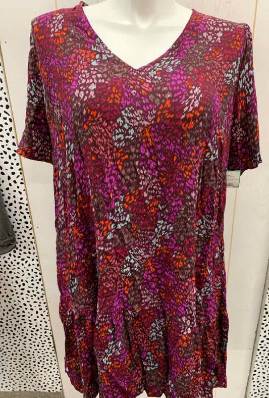 A New Day Burgundy Womens Size 18/20 Dress