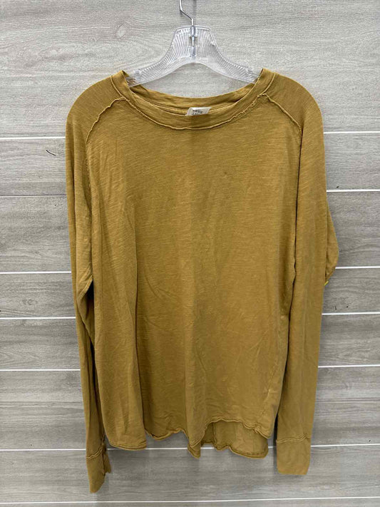We the Free Size S/M Mustard Womens Shirt