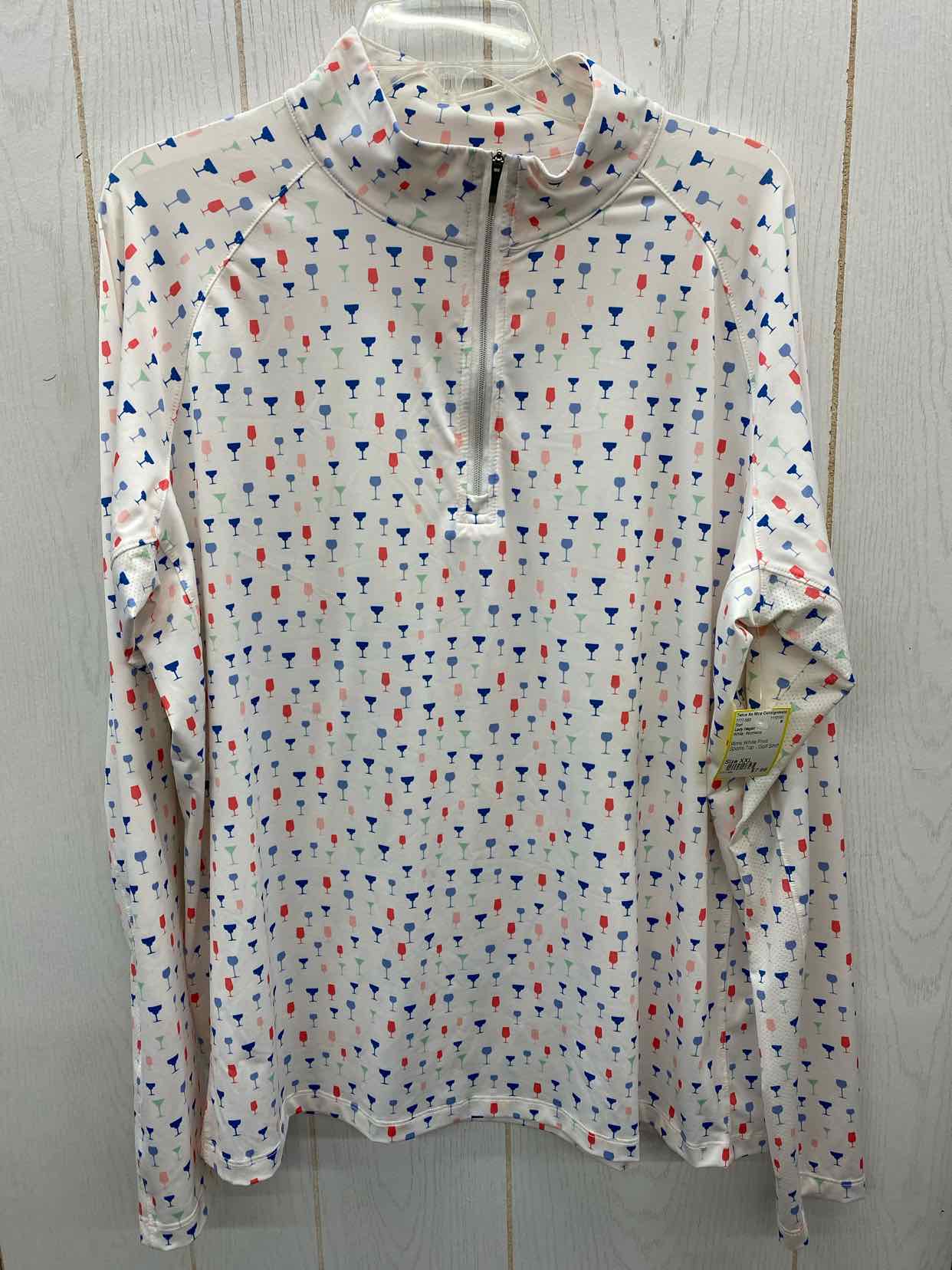 Lady Hagen White Womens Size XXL Shirt