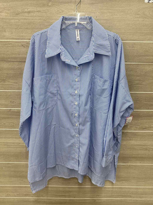 Zenana Size 2X/3X Blue Plus Shirt