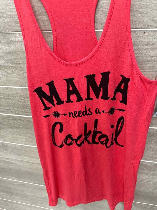 Size L Coral Womens Tank Top