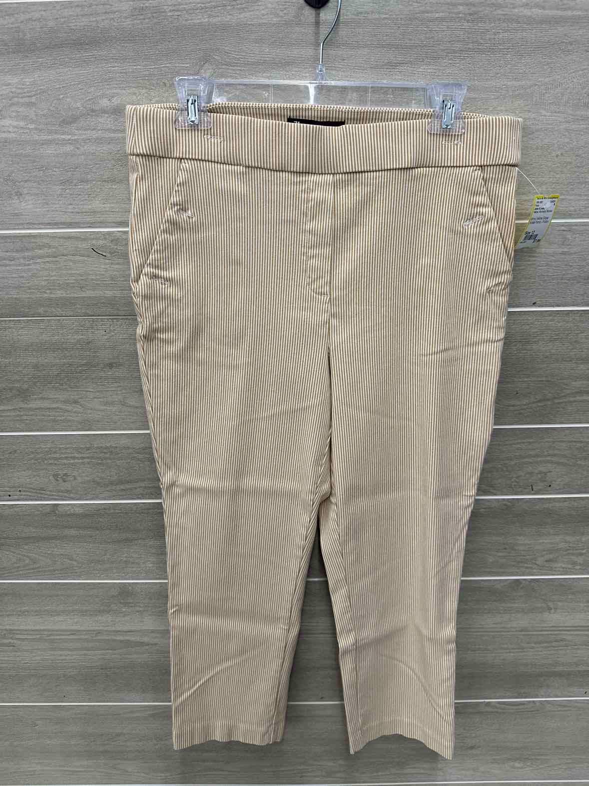 Jules & Leopold Size 12 Yellow Womens Pants