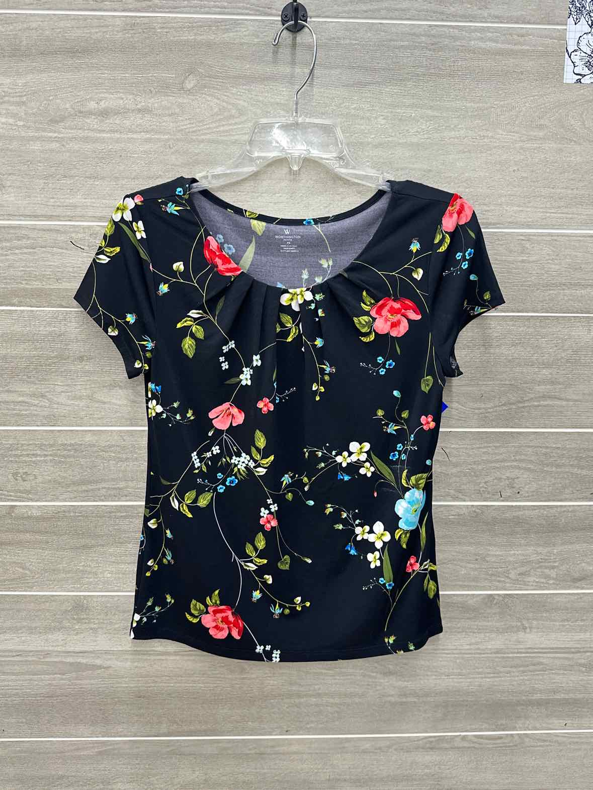 Worthington Black Womens Women Size S/P Sweater