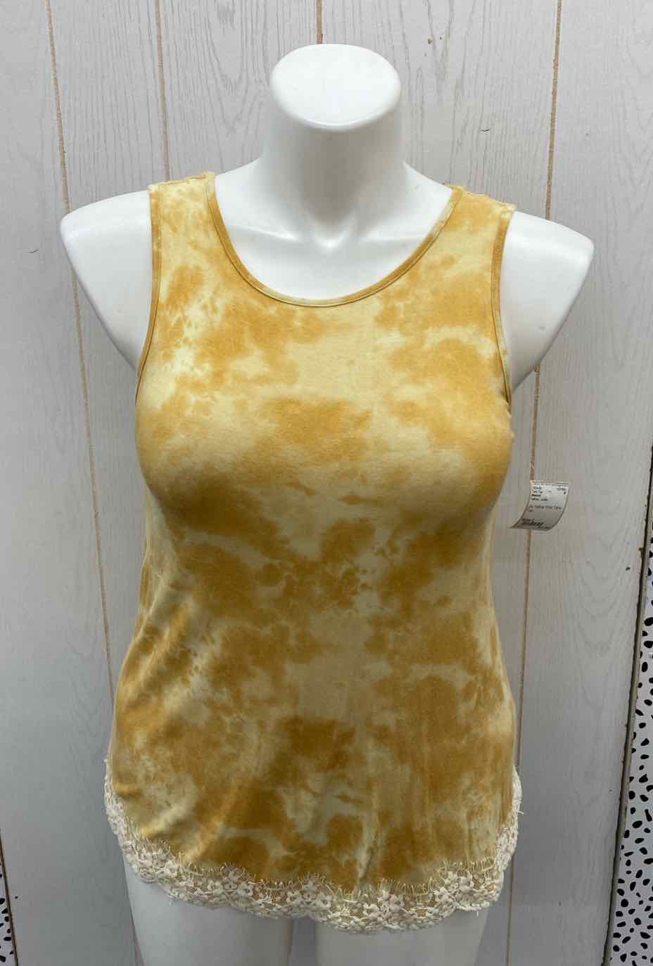 Rewind Yellow Junior Size L Tank Top