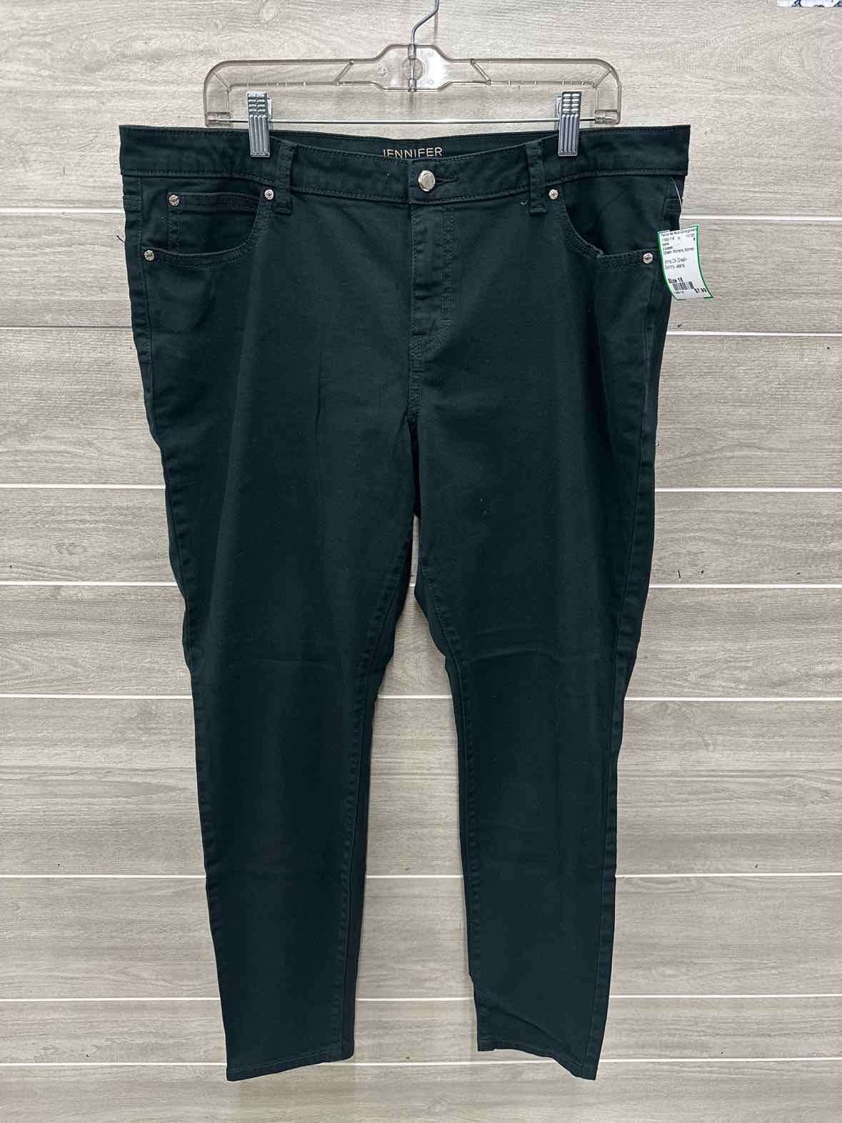 J Lopez Size 16 Green Womens Jeans