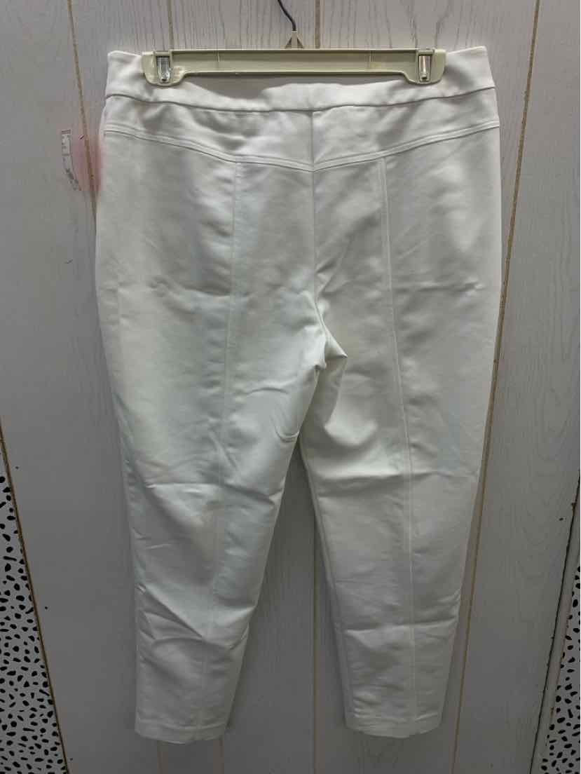 Chico's White Womens Size 6/8 Pants