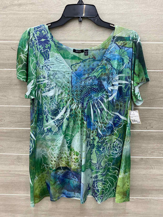 Apt 9 Green Womens Size 1X Shirt