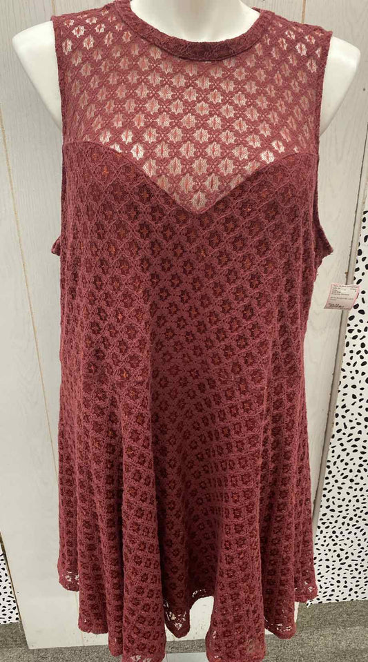 Love Sick Burgundy Womens Size 5X Dress