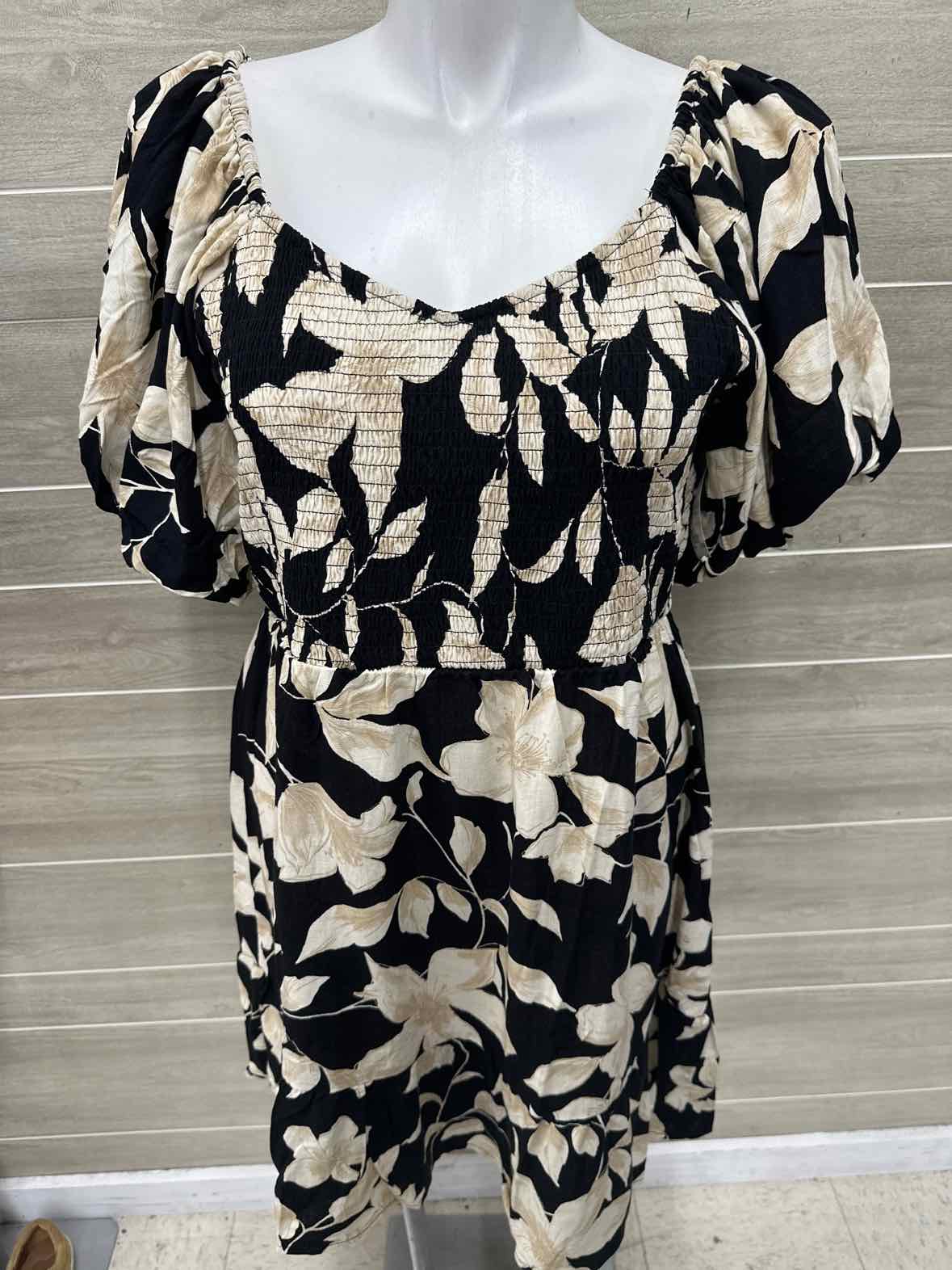 Maurices Size 1X Black Plus Dress