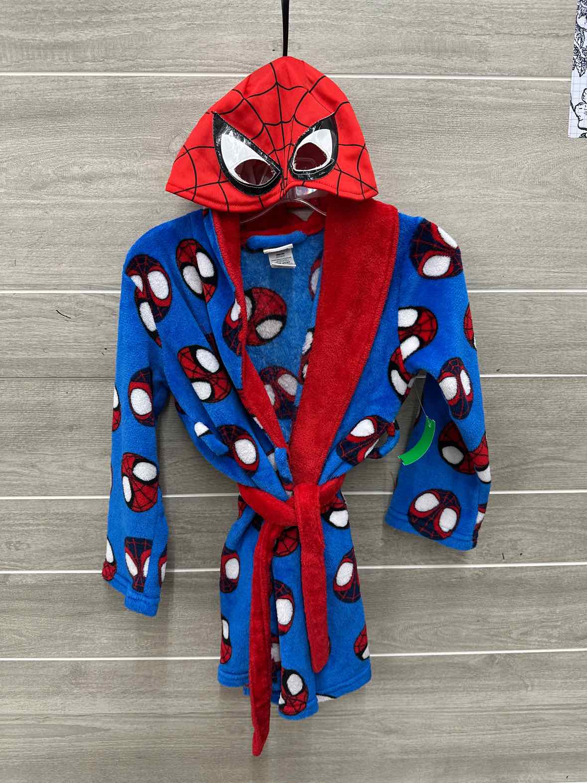 Spiderman Boys Size 4/5 Robe