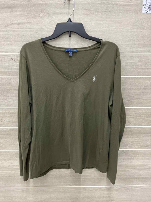 Ralph Lauren Size XL Olive Womens Shirt