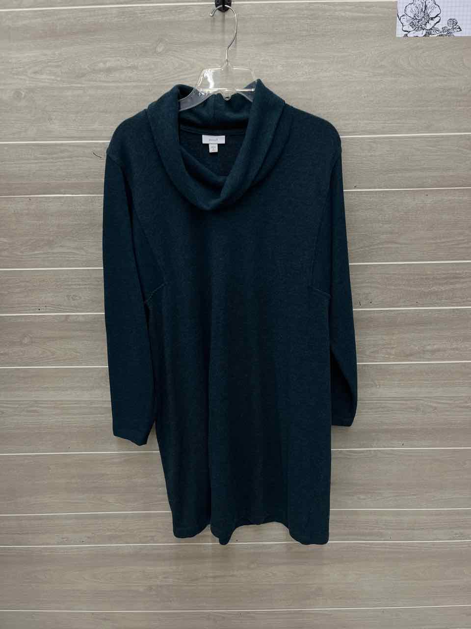 J Jill Size 14/16 Teal Womens Dress