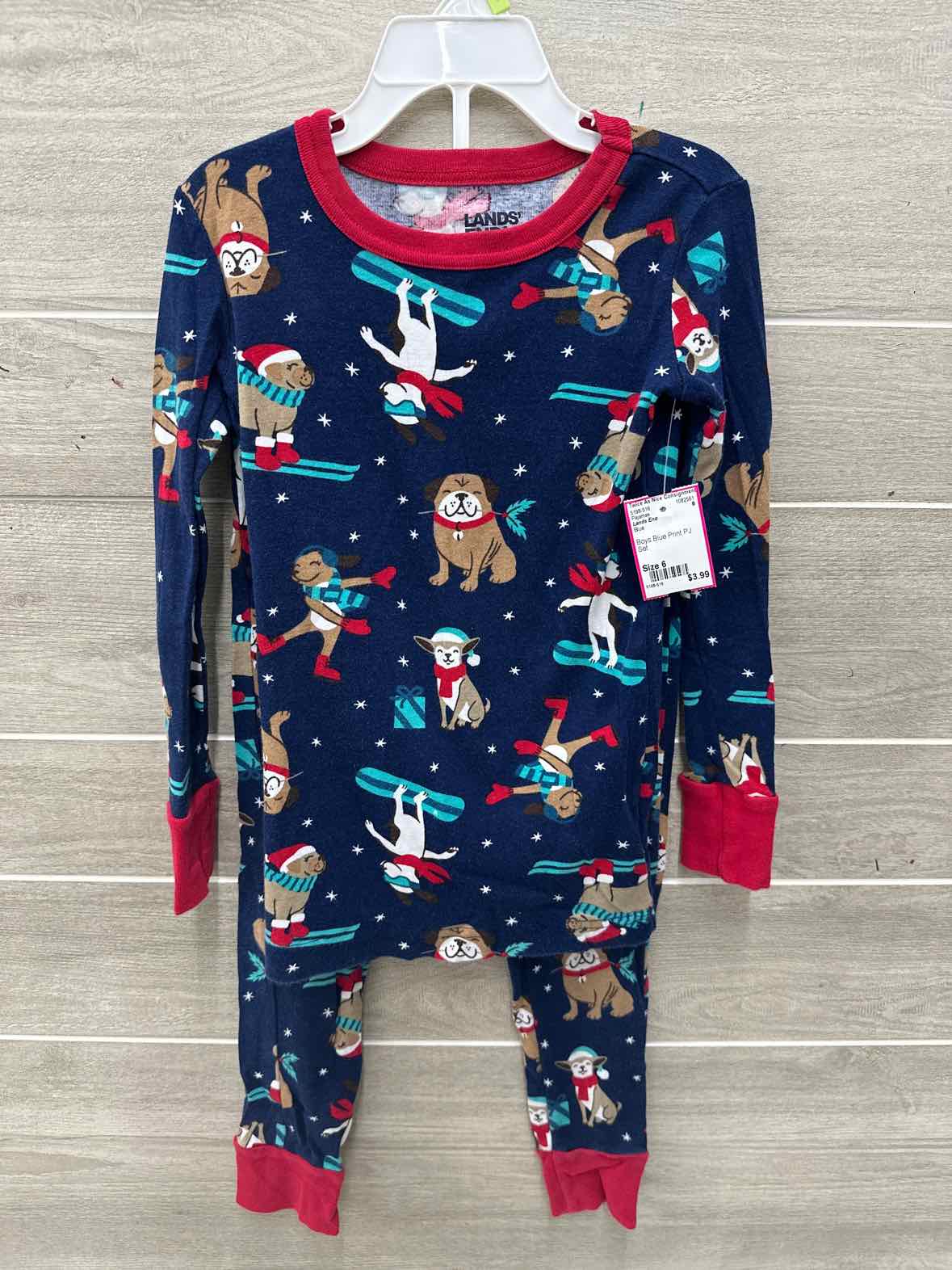Lands End Boys Size 6 Pajamas