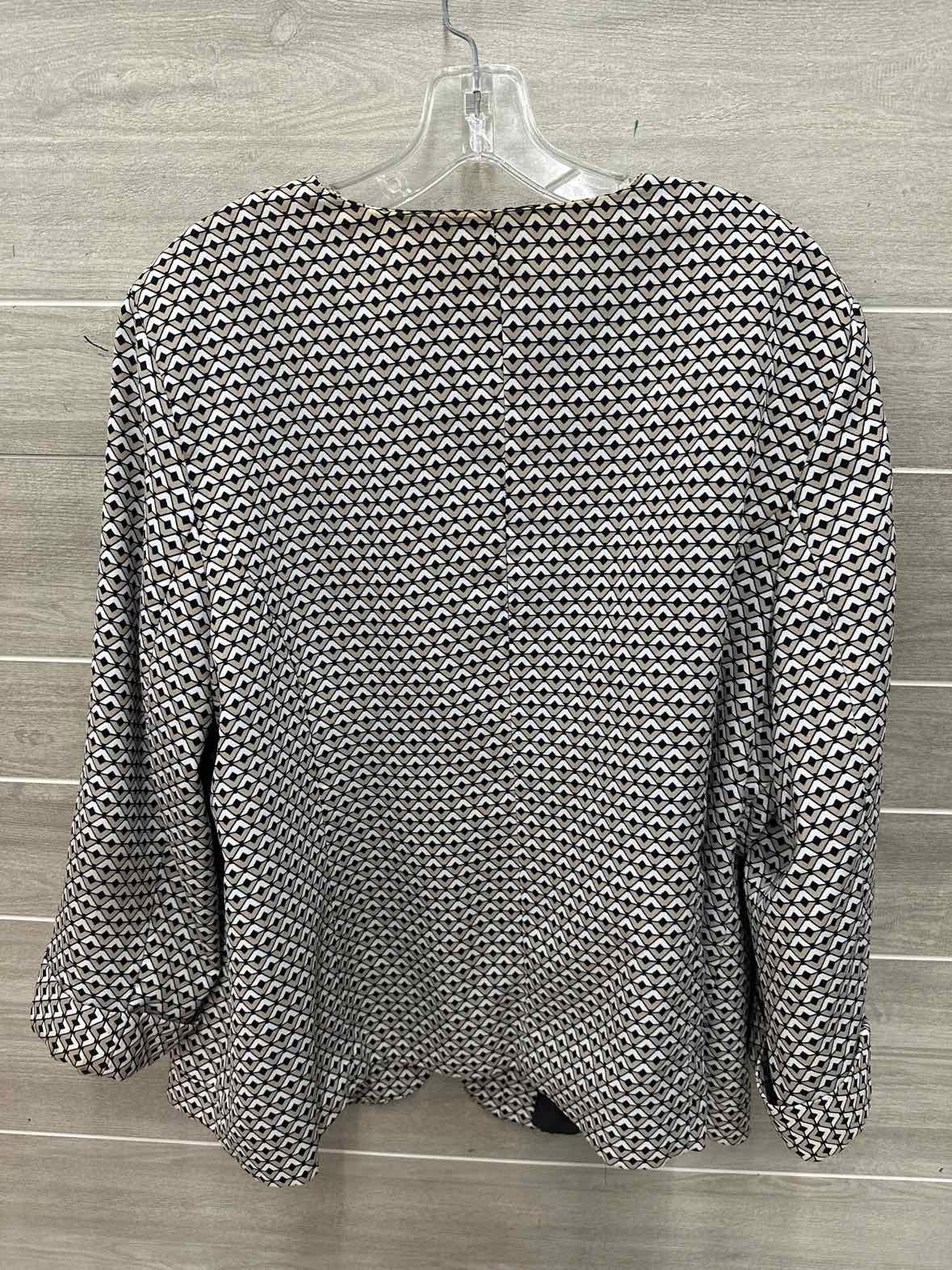 Notations Size 2X Black Plus Blazer