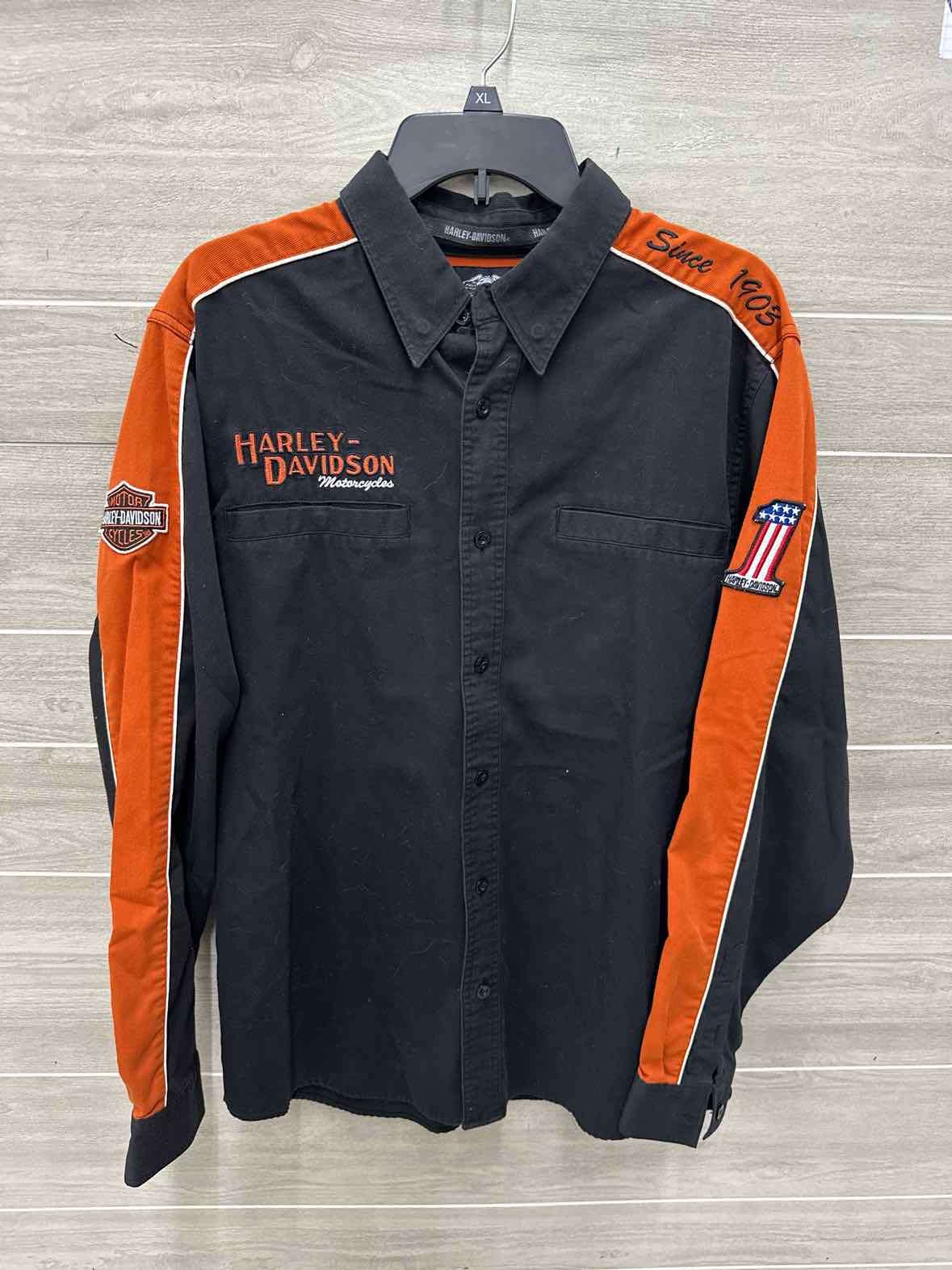 Harley Davidson Size L Tall Men Mens Shirt