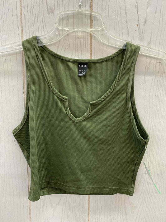 Shein Olive Junior Size Small Tank Top