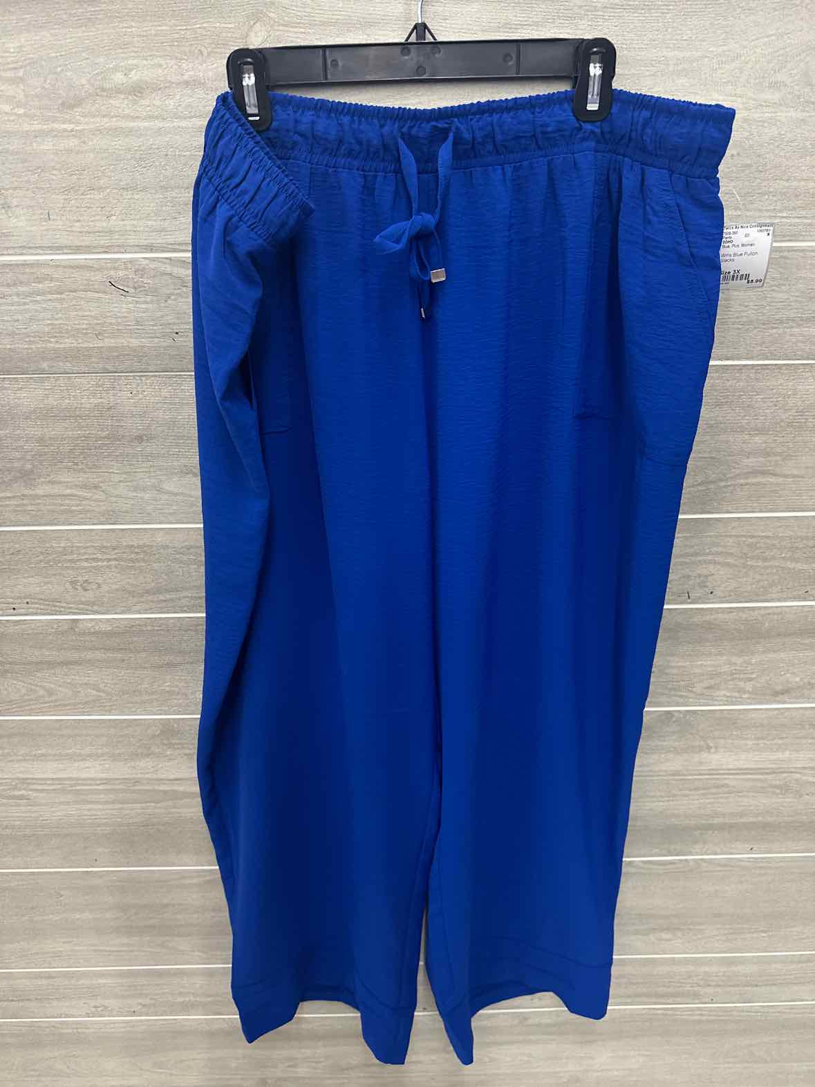 SOHO Size 3X Blue Plus Pants